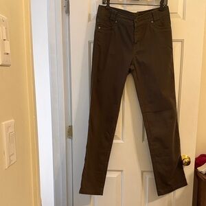 EUC Kuhl Women’s Olive Green Straight-Leg Pants, size 12 Regular